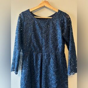New never worn midnight blue gown